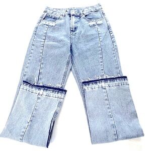 Light Wash Vintage Distressed Jean